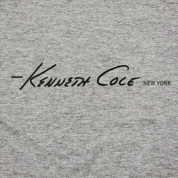 Kenneth Cole SS Grey Ladies Tee - Size Medium - Picture 1 of 4